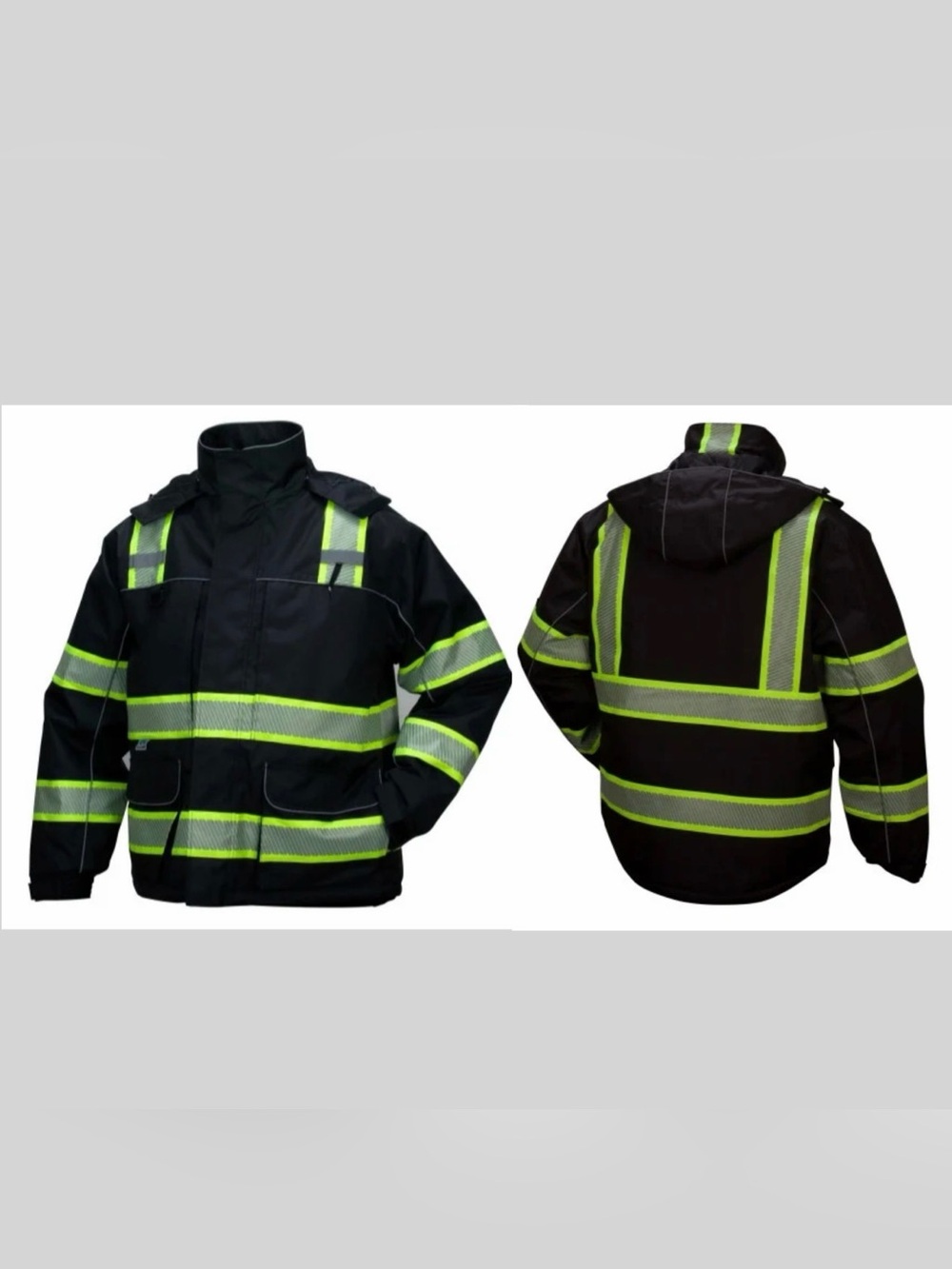 Pyramex RPB35 Type O Class 1 Enhanced Visibility Lined Parka Size Large | NWT A3